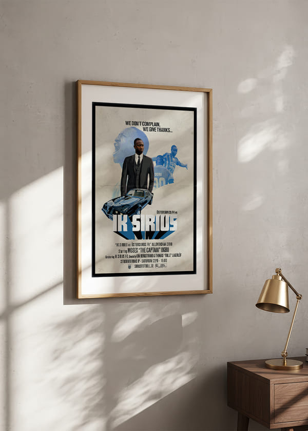 Poster Sirius Fotboll VS Östersunds FK crossfade