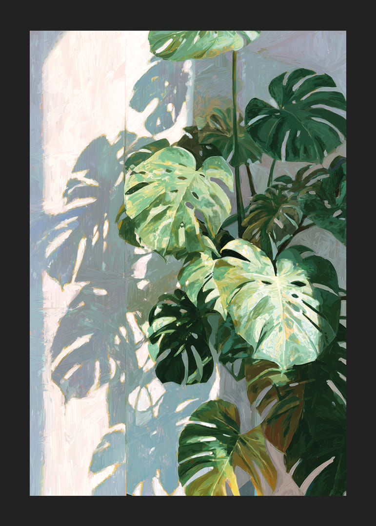 Grönska och skuggor skapar en lugn atmosfär-12