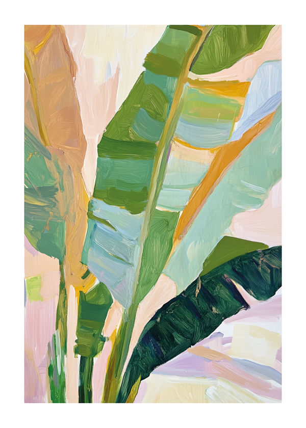 Poster Paradise Brushstrokes