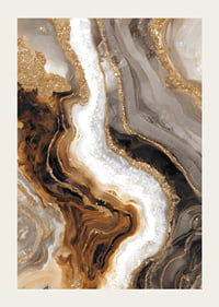 Flowing lines in gold and brown create a calm elegance-3