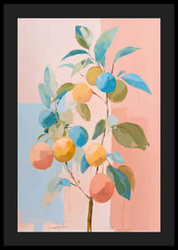 Ljuvliga färger och frukt på en harmonisk poster-4