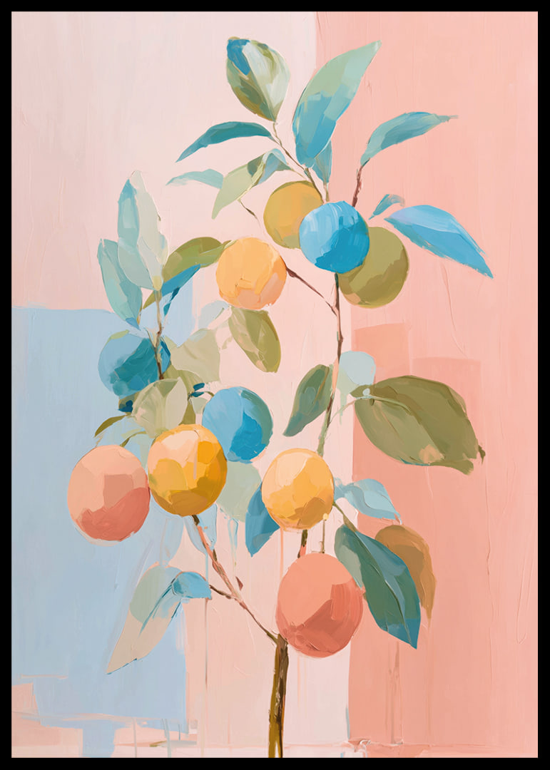 Lovely colors and fruit on a harmonious poster-12