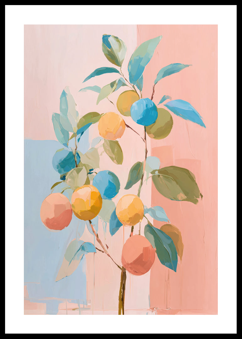 Lovely colors and fruit on a harmonious poster-12