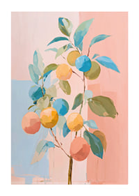 Lovely colors and fruit on a harmonious poster-1