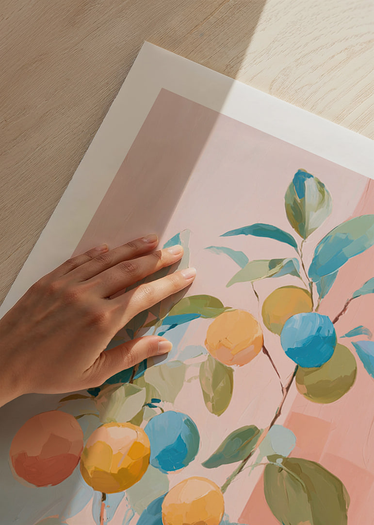 Lovely colors and fruit on a harmonious poster-12