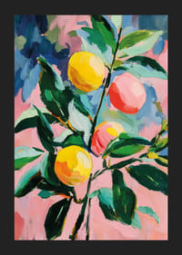 Färgglad citruskomposition mot en livfull bakgrund-5