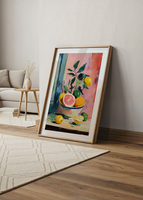 Poster Vibrant Citrus Splash crossfade