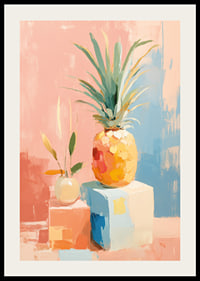 Vibrant colors create a tropical feel with pineapple-2