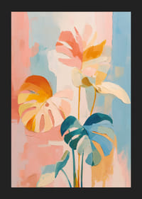 Färgglad och drömliknande botanisk design full av liv-5