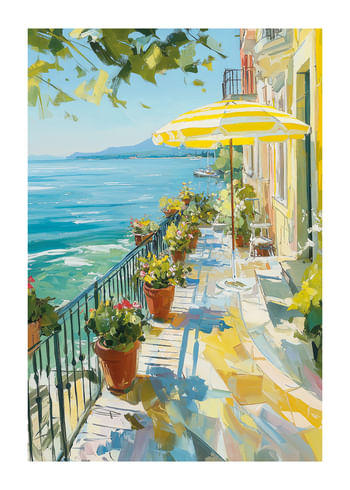 Plakat Vibrant Terrace