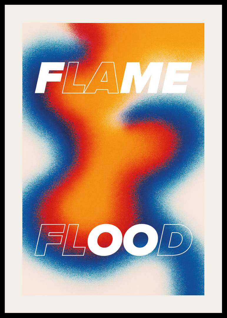 A flamboyant pattern vibrates with intense energy-12