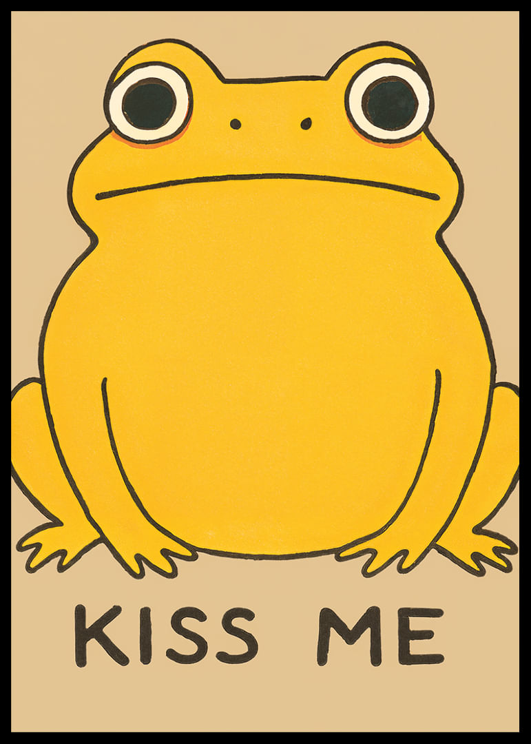 Humoorika pöördega kollane konn kutsub sind suudlema-12