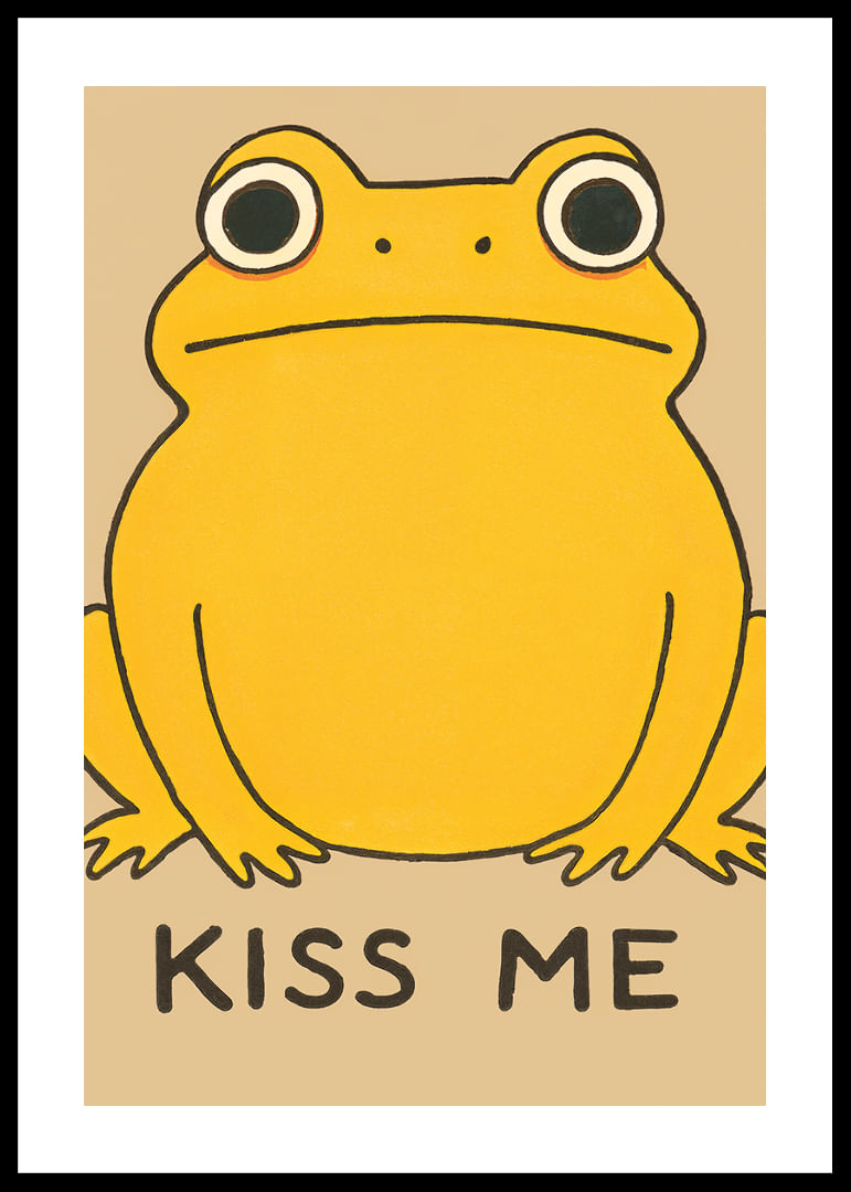 Humoorika pöördega kollane konn kutsub sind suudlema-12