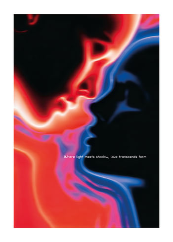 Poster Luminescent Embrace