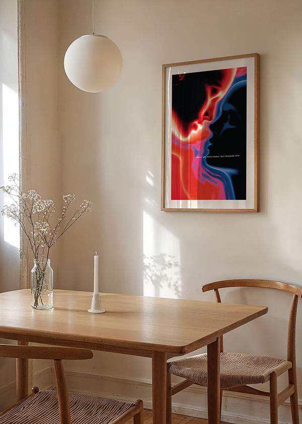 Poster Luminescent Embrace crossfade