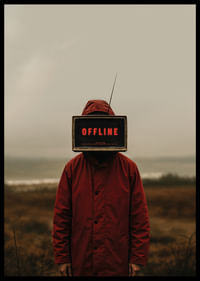 Dark and mysterious poster with an offline iconic display that captivates the eye-2