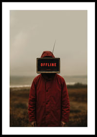 Dark and mysterious poster with an offline iconic display that captivates the eye-0