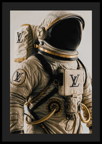 Astronautdräkt möter lyxigt mode i en unik och fascinerande stil-4