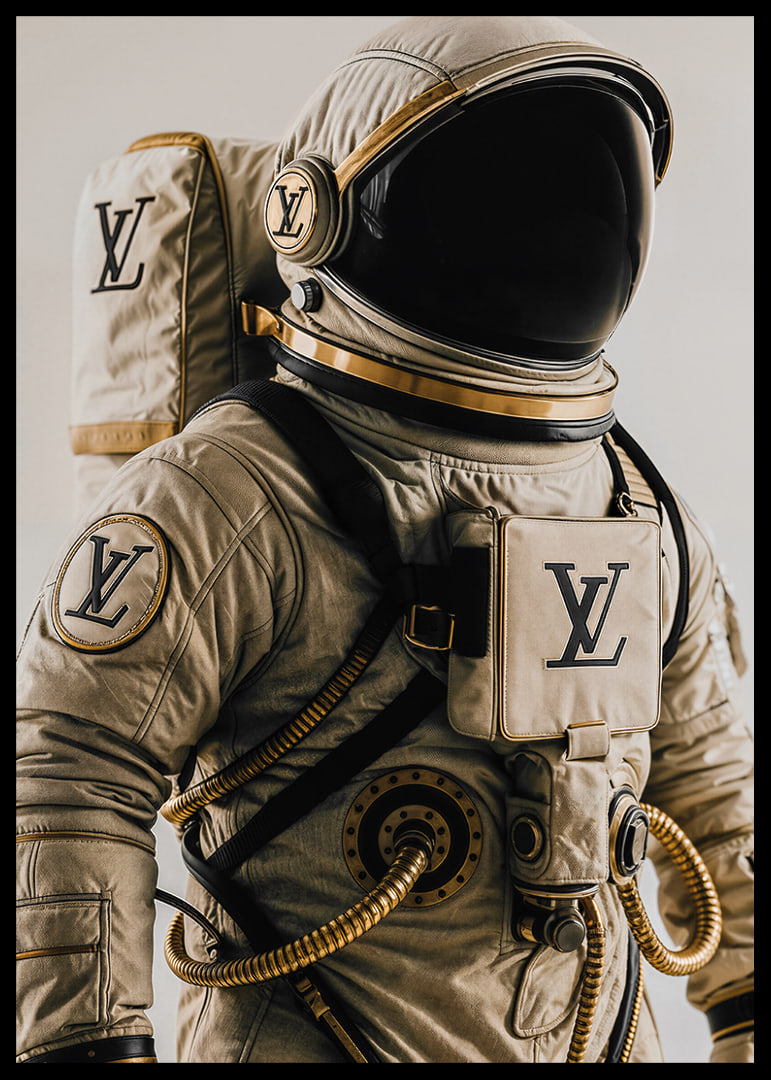 Costumul de astronaut întâlnește moda de lux într-un stil unic și fascinant.-12