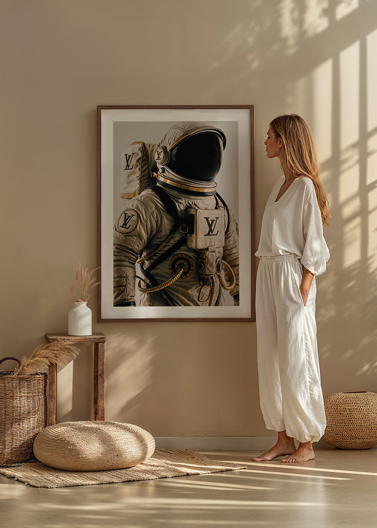 Costumul de astronaut întâlnește moda de lux într-un stil unic și fascinant.-12
