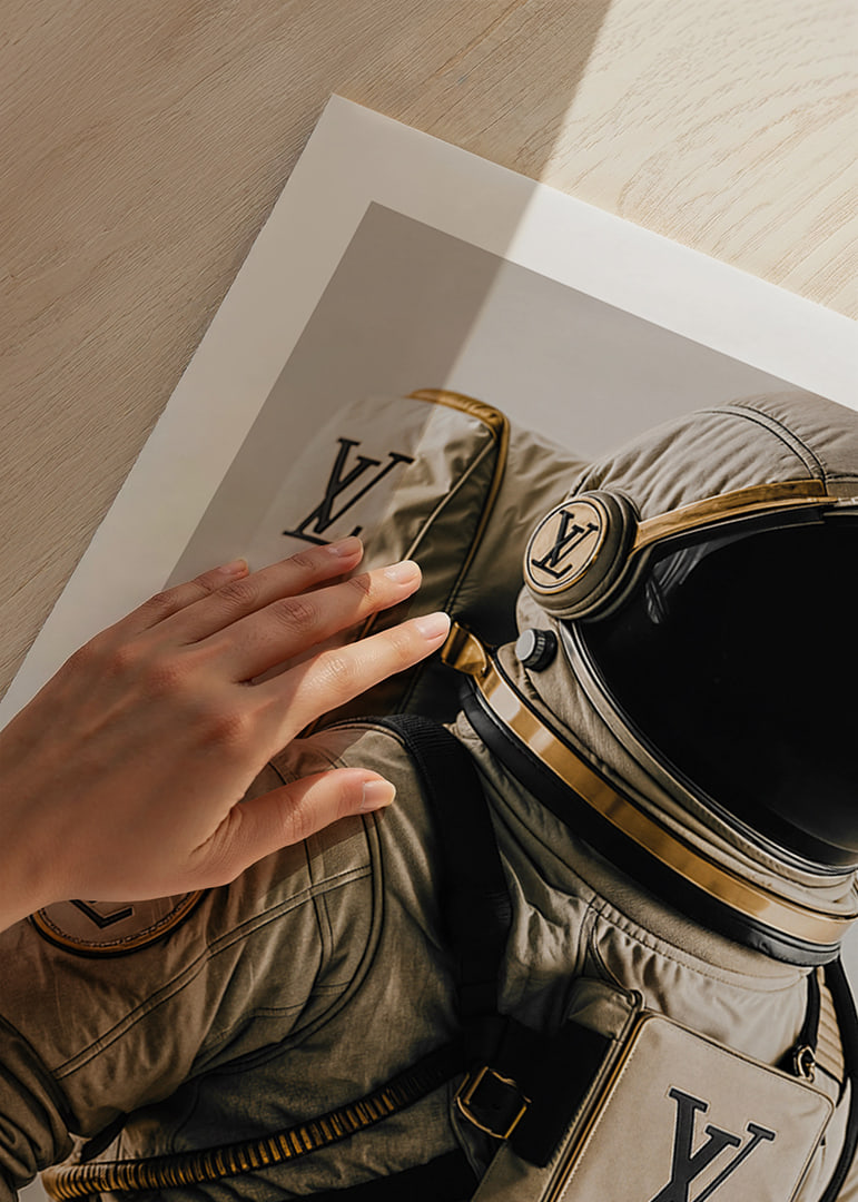 Costumul de astronaut întâlnește moda de lux într-un stil unic și fascinant.-12
