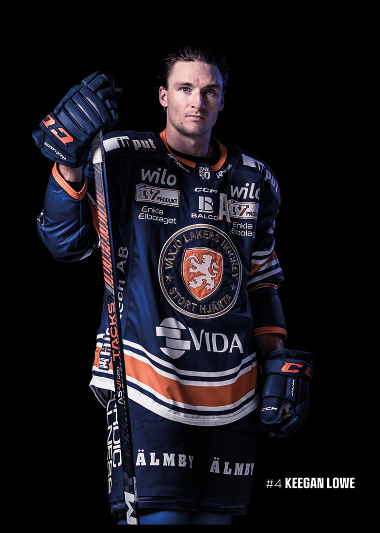 Keegan Lowe #4 Växjö Lakers 2025/2026-12