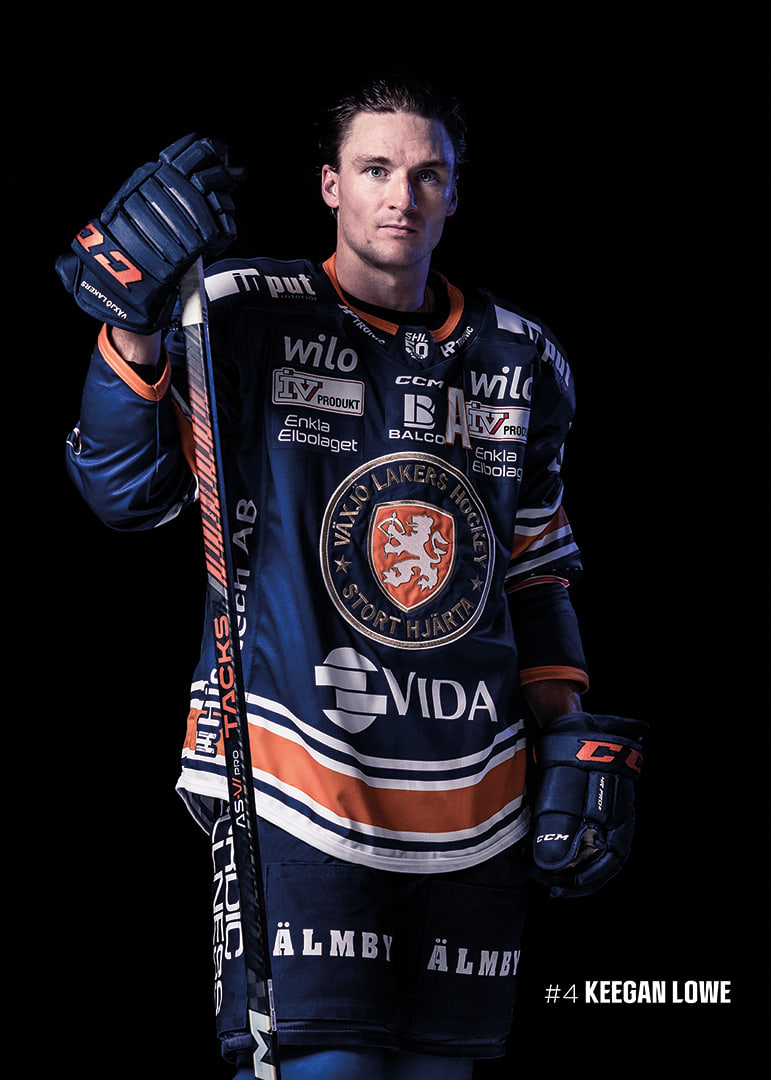 Keegan Lowe #4 Växjö Lakers 2025/2026-12