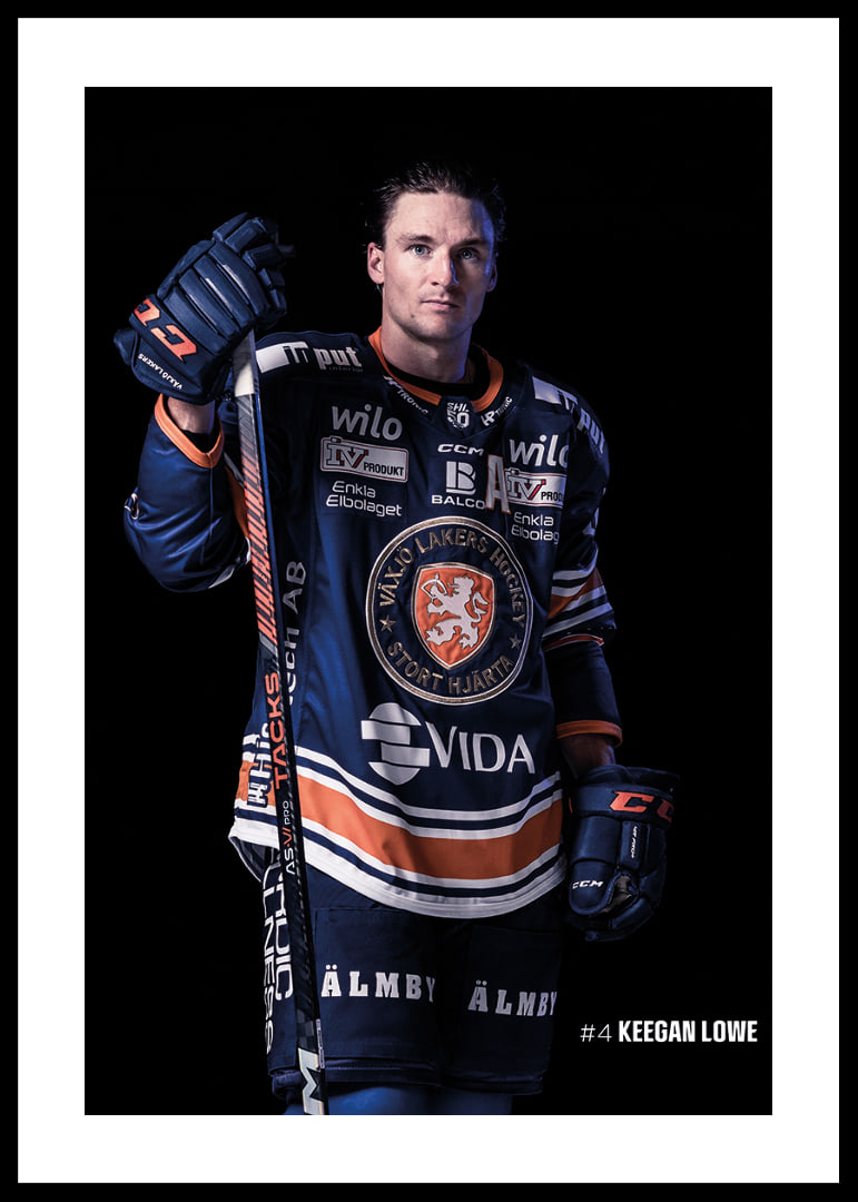 Keegan Lowe #4 Växjö Lakers 2025/2026-12