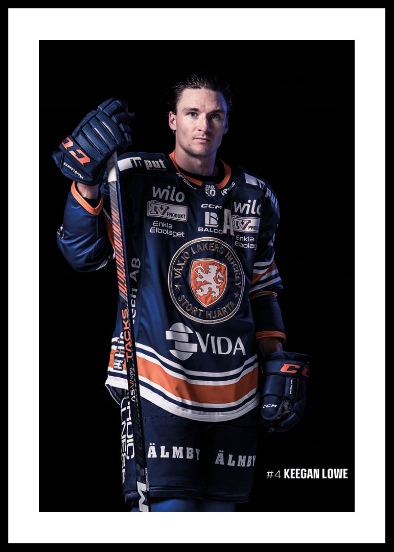 Keegan Lowe #4 Växjö Lakers 2025/2026-12