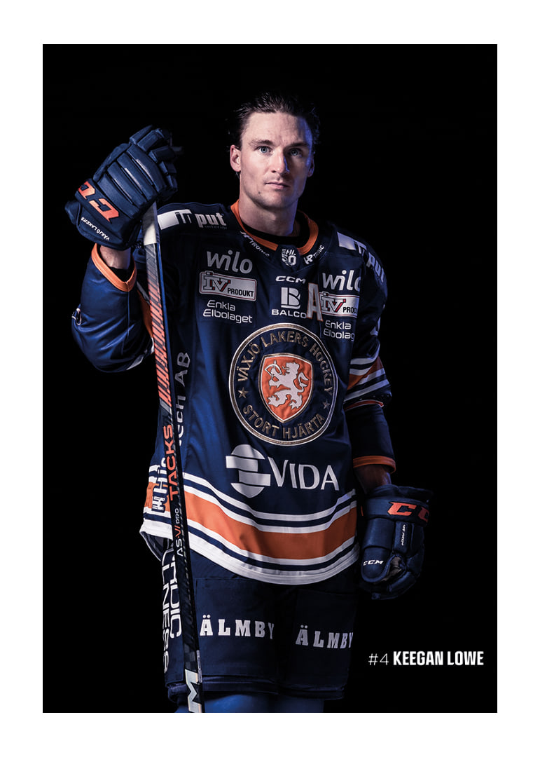 Keegan Lowe #4 Växjö Lakers 2025/2026-12