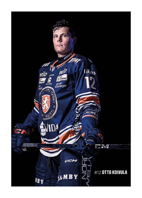 Poster Otto Koivula #12 Växjö Lakers 2025/2026