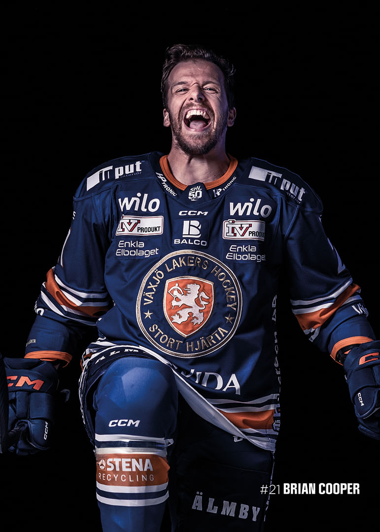 Brian Cooper #21 Växjö Lakers 2025/2026-12