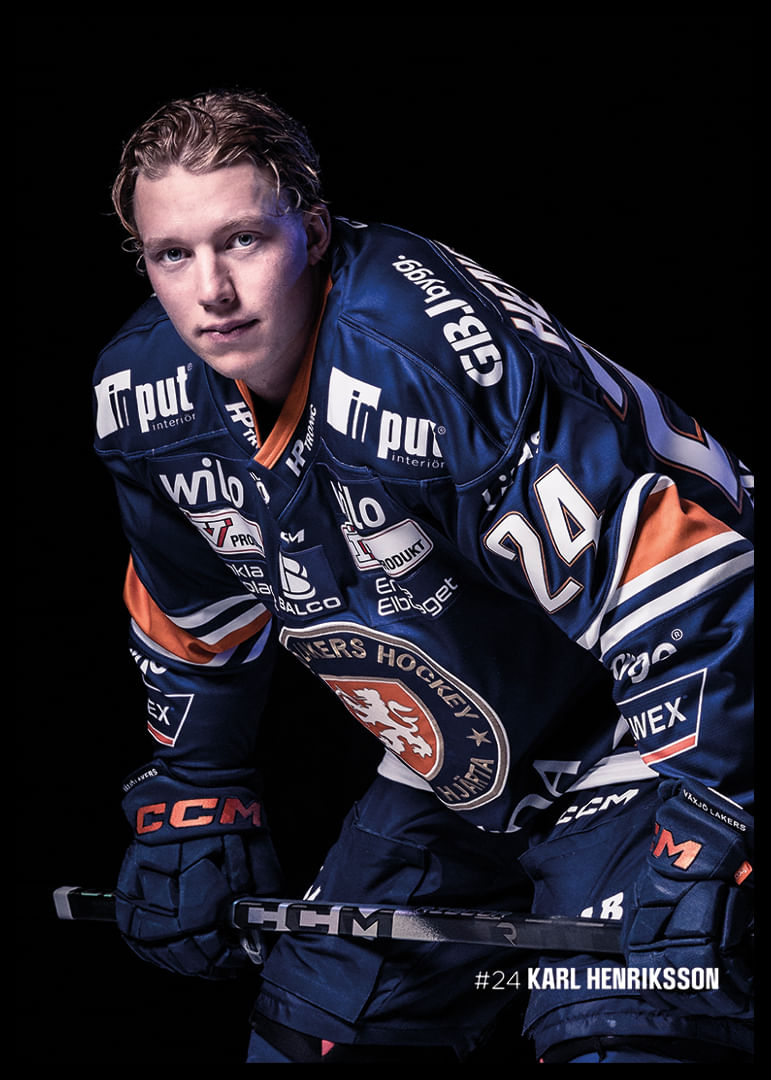 Karl Henriksson #24 Växjö Lakers 2025/2026-12