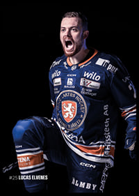 Lucas Elvenes #25 Växjö Lakers 2025/2026-2