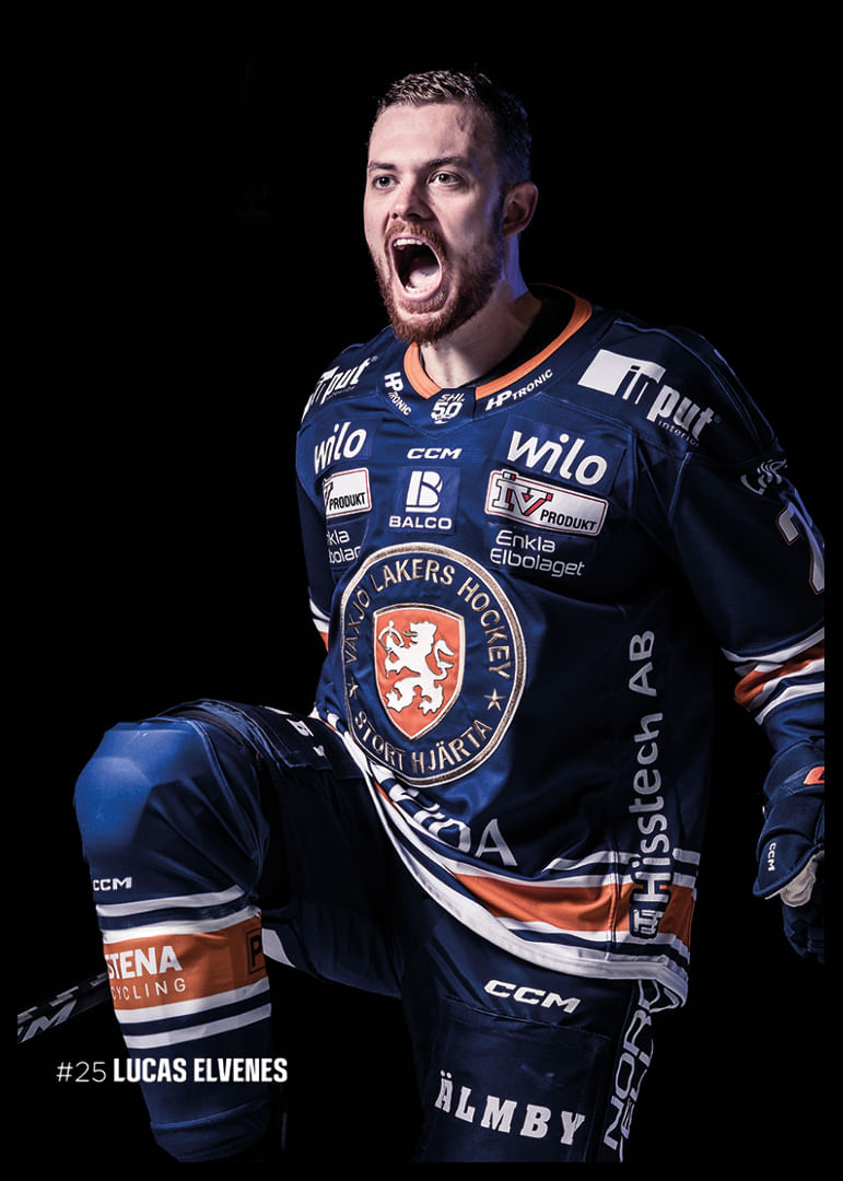 Lucas Elvenes #25 Växjö Lakers 2025/2026-12