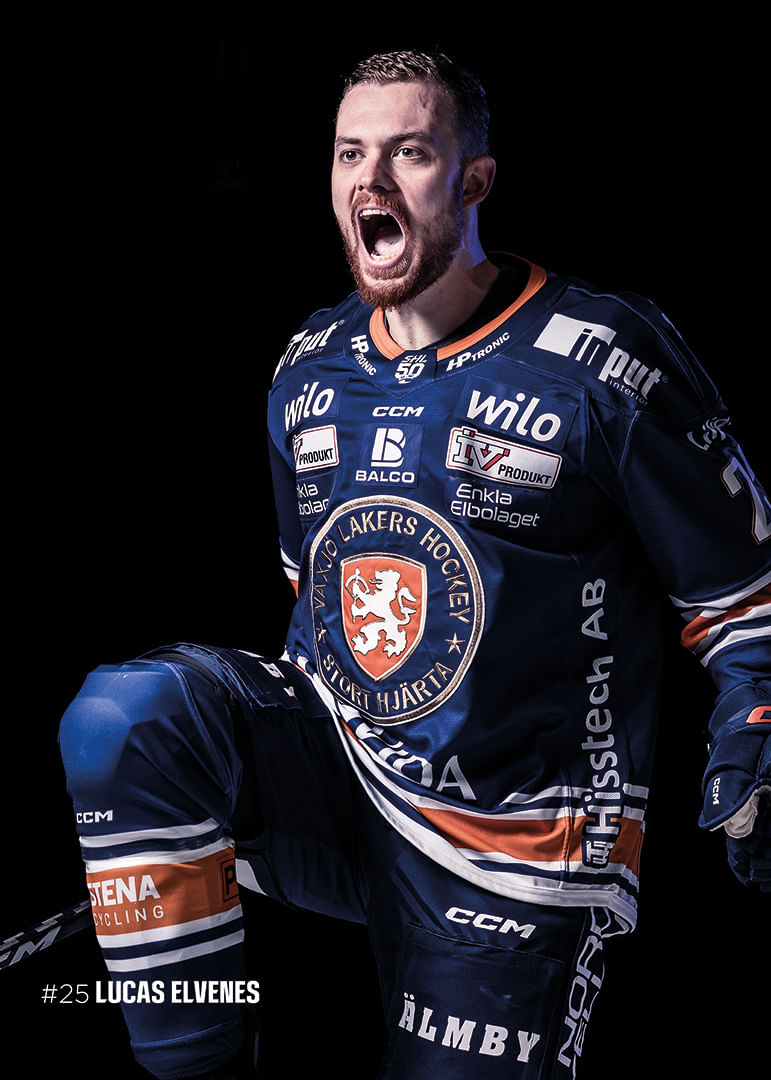 Lucas Elvenes #25 Växjö Lakers 2025/2026-12