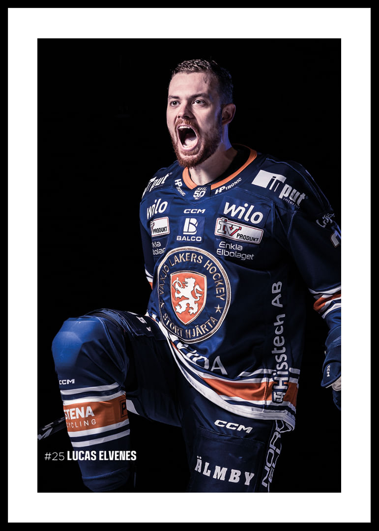 Lucas Elvenes #25 Växjö Lakers 2025/2026-12