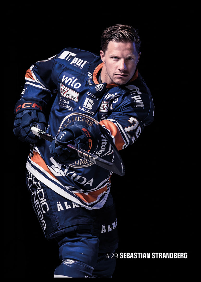 Sebastian Strandberg #29 Växjö Lakers 2025/2026-12