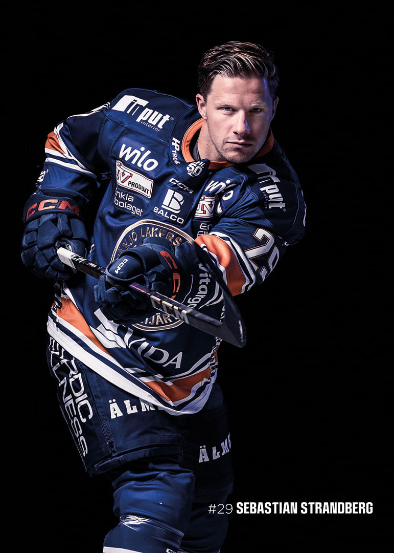 Sebastian Strandberg #29 Växjö Lakers 2025/2026-12