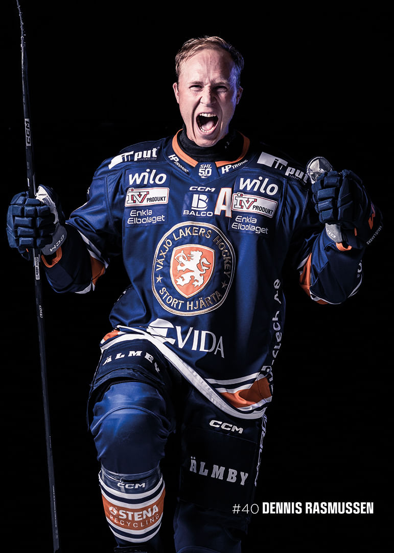 Dennis Rasmussen #40 Växjö Lakers 2025/2026-12