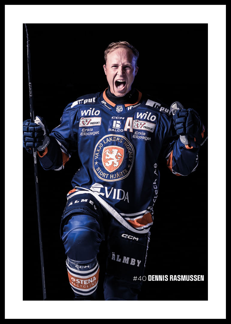 Dennis Rasmussen #40 Växjö Lakers 2025/2026-12