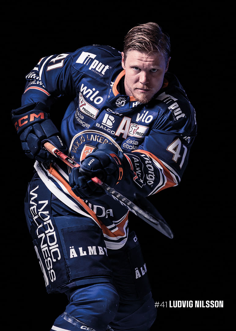 Ludvig Nilsson #41 Växjö Lakers 2025/2026-12