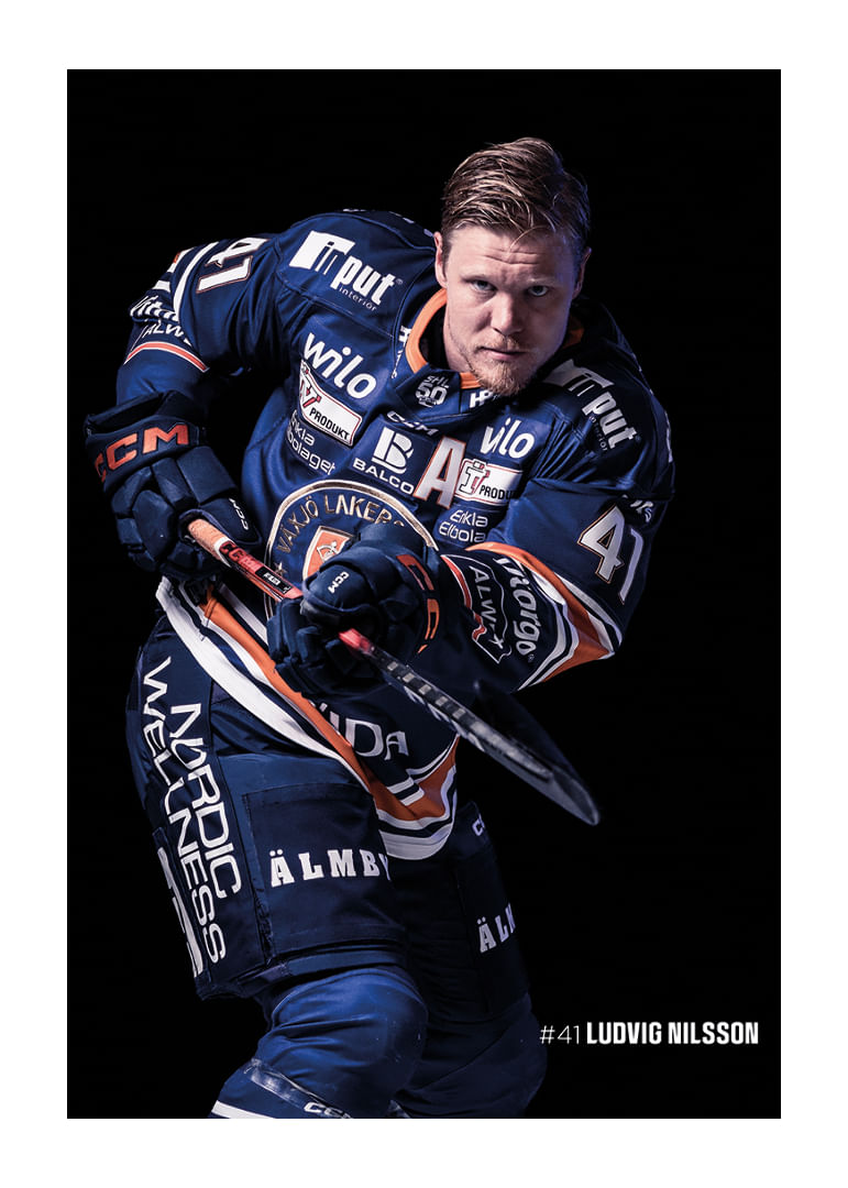 Ludvig Nilsson #41 Växjö Lakers 2025/2026-12