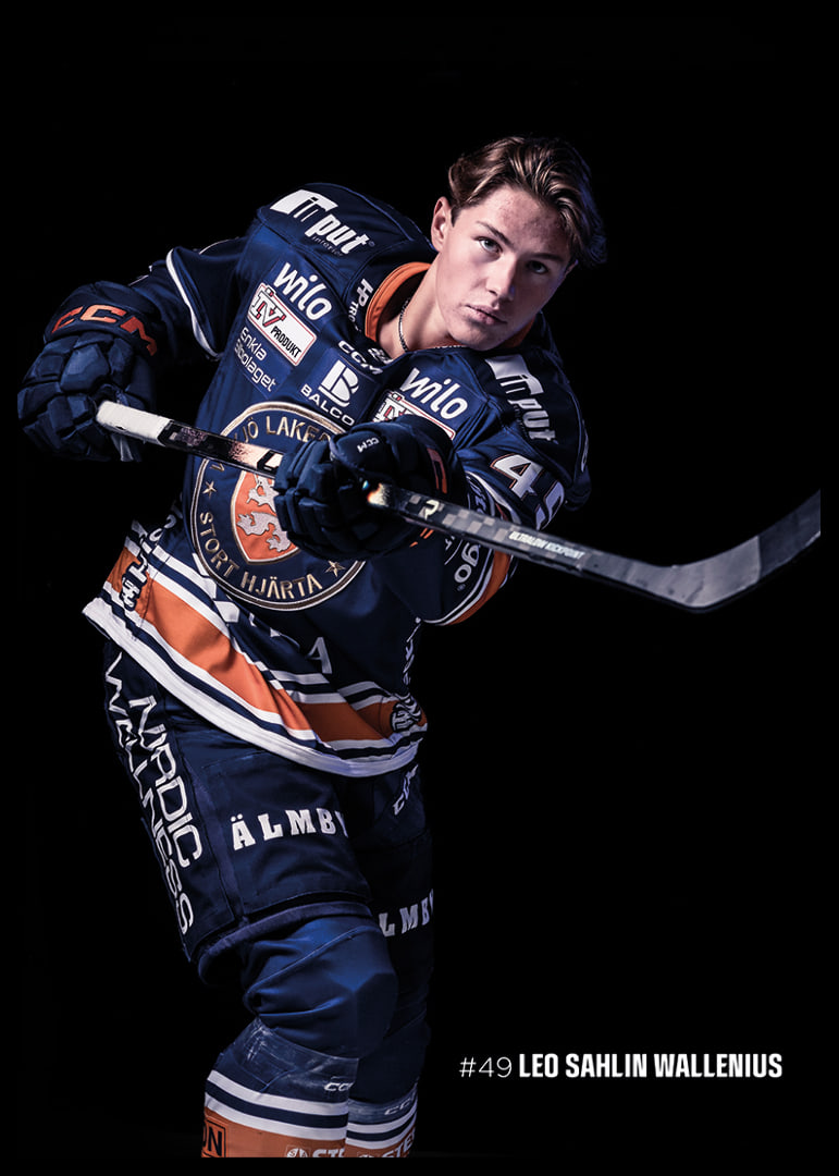 Leo Sahlin Wallenius #49 Växjö Lakers 2025/2026-12