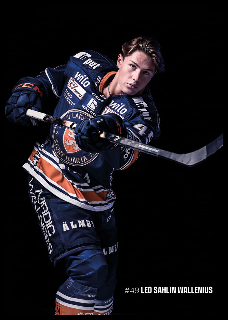 Leo Sahlin Wallenius #49 Växjö Lakers 2025/2026-12