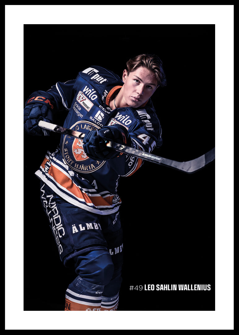 Leo Sahlin Wallenius #49 Växjö Lakers 2025/2026-12