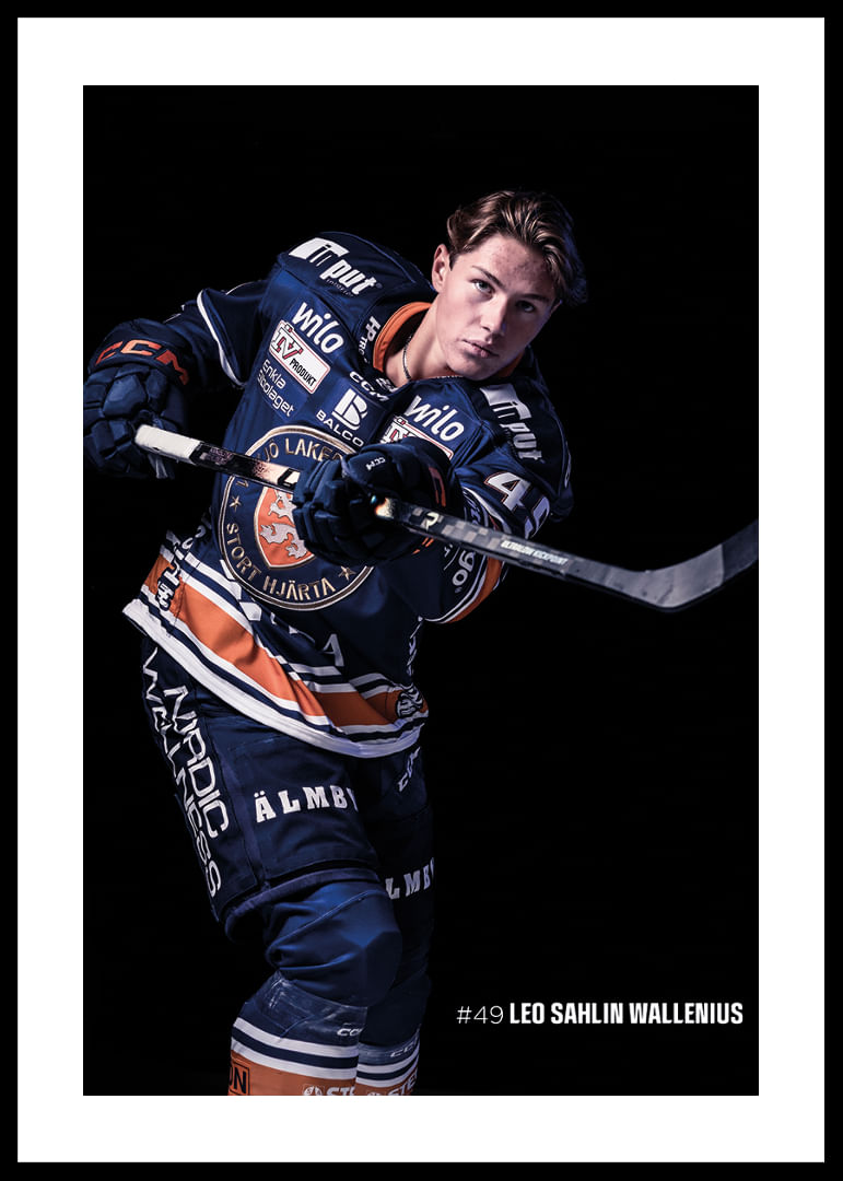 Leo Sahlin Wallenius #49 Växjö Lakers 2025/2026-12