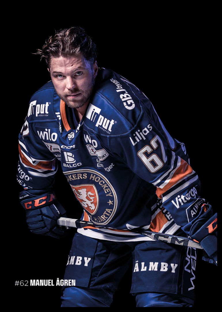 Manuel Ågren #62 Växjö Lakers 2025/2026-12