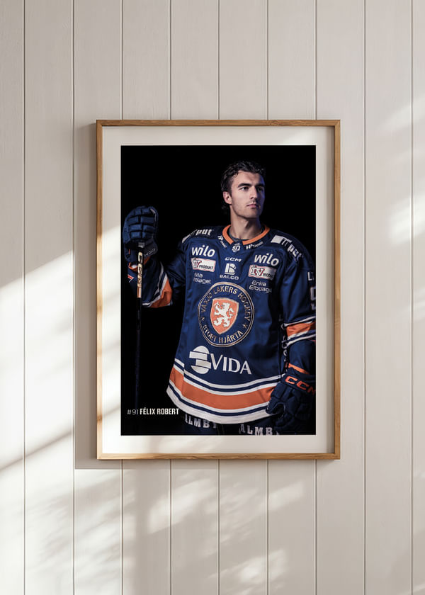 Poster Félix Robert #91 Växjö Lakers 2025/2026 crossfade