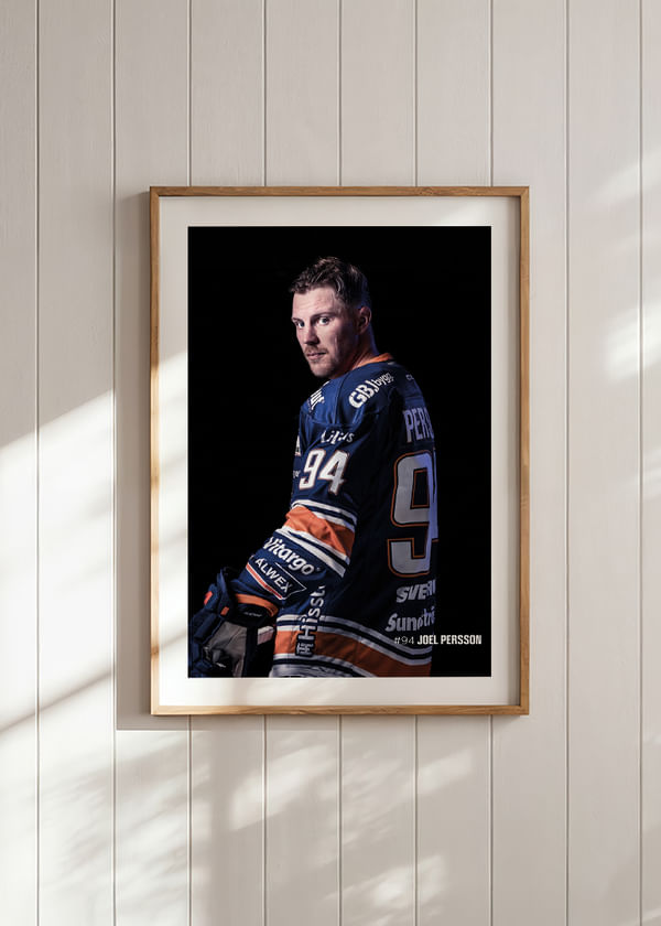 Poster Joel Persson #94 Växjö Lakers 2025/2026 crossfade
